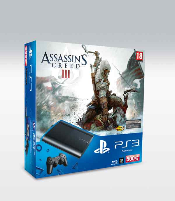 Consola Ps3 Slim 500 Gb   Assassins Creed 3